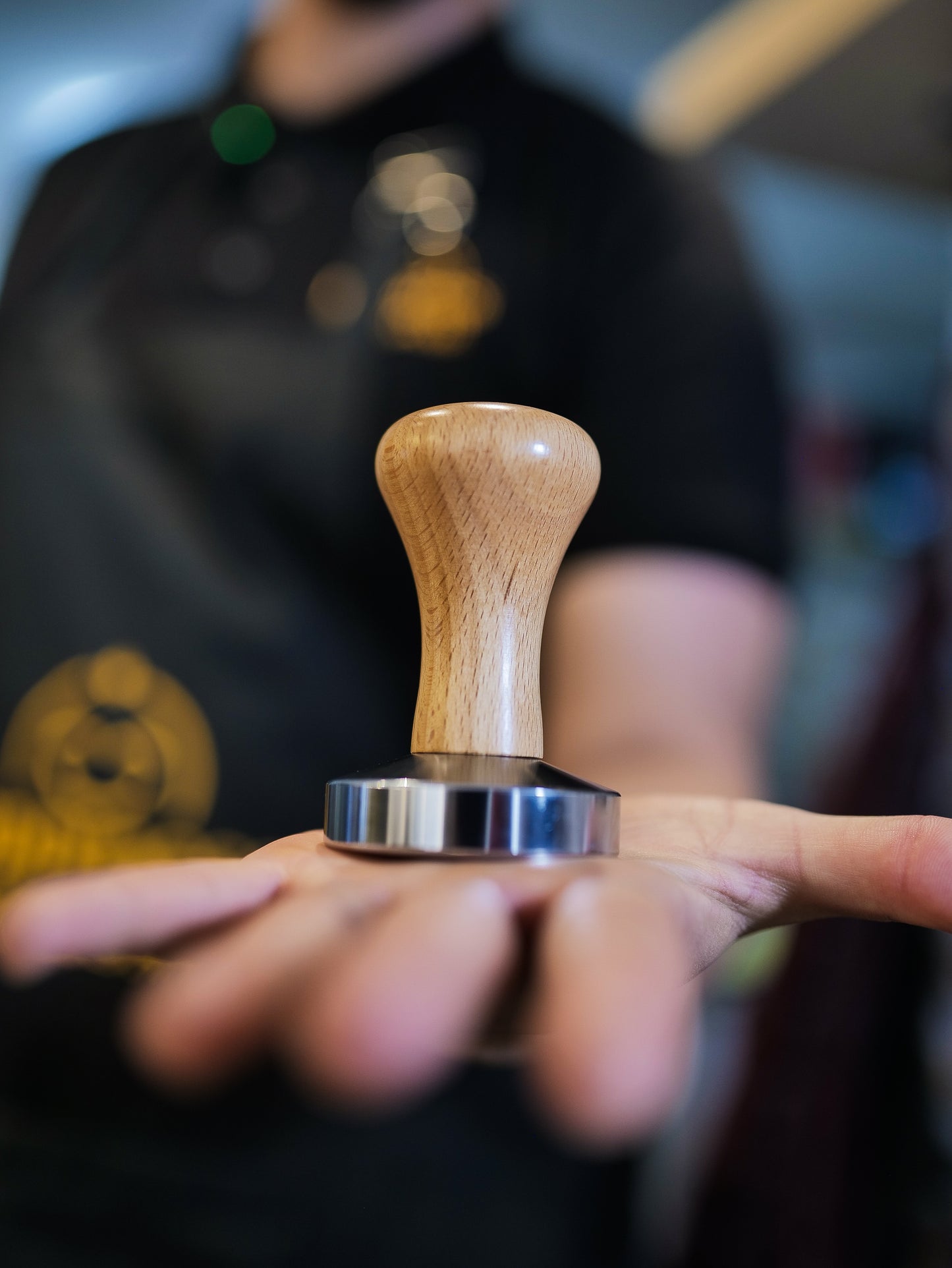 Tamper Bois & Acier Inox – Happiness Makers™
